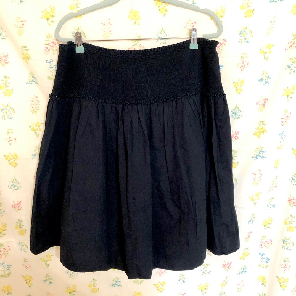 Xl navy J Crew smocked waist skirt